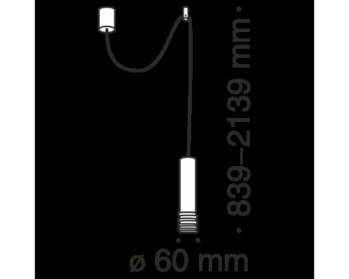 Подвесной светильник Technical P025PL-01W