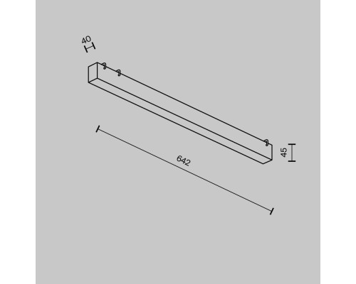 Подвесной светильник Technical TR129B-24W3K-W