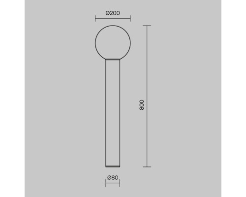 Ландшафтный светильник Outdoor O598FL-01B
