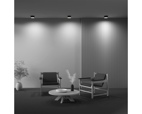 Потолочный светильник Technical C032CL-12W4K-SQ-B