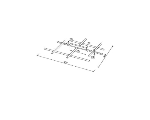 Потолочный светильник Maytoni MOD278CL-L50G3K