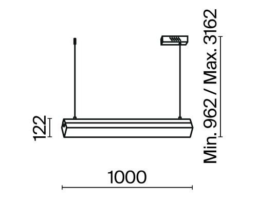 Подвесной светильник Maytoni MOD250PL-L36BS3K