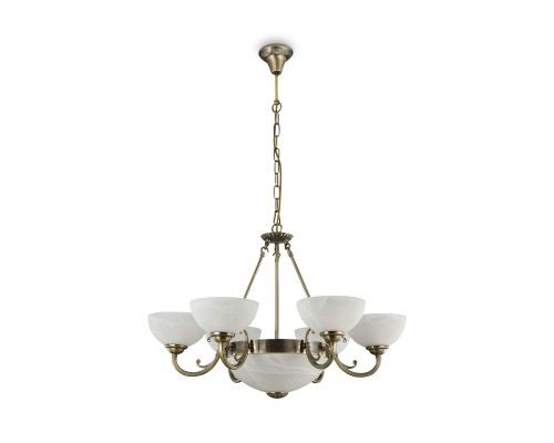 Подвесная люстра Freya FR1012-09-R Herbert бронза