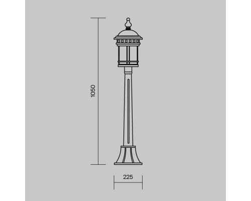 Ландшафтный светильник Outdoor O031FL-01BR