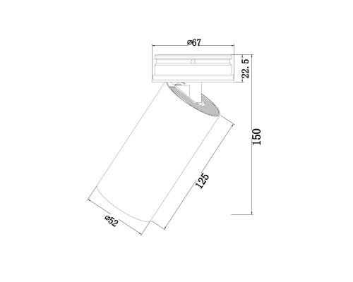 Потолочный светильник Technical C057CL-L12B3K