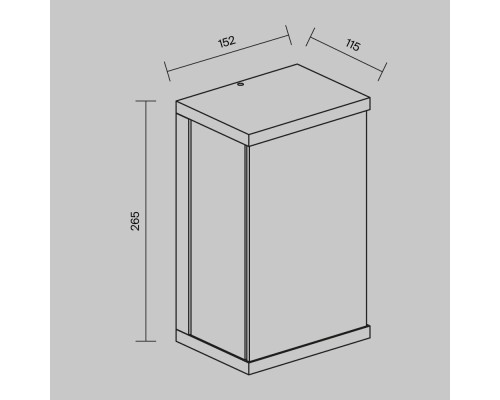 Настенный светильник (бра) Outdoor O021WL-L10B4K
