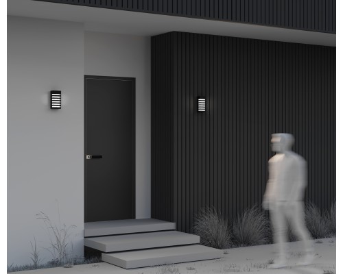 Настенный светильник (бра) Outdoor O034WL-01B