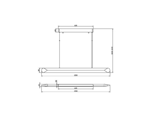 Подвесной светильник Maytoni MOD276PL-L40B3K