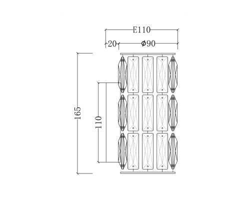 Настенный светильник (бра) Maytoni DIA008WL-1CH