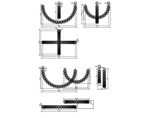 Подвесной светильник Maytoni MOD216PL-L42G3K
