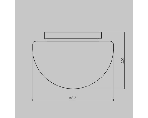 Потолочный светильник Maytoni MOD270CL-01G