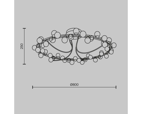 Потолочный светильник Maytoni MOD081CL-L48G3K