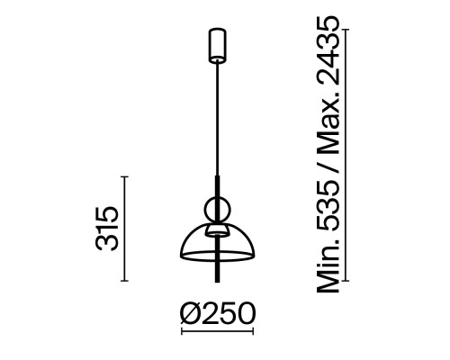 Подвесной светильник Maytoni MOD185PL-L6B3K4