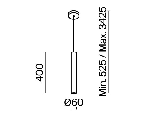 Подвесной светильник Maytoni MOD161PL-01CM1