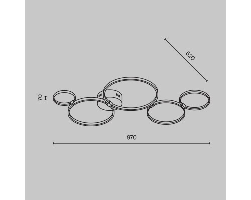Потолочный светильник Maytoni MOD448CL-L40WK