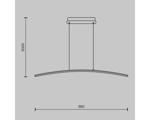 Подвесной светильник Maytoni MOD243PL-L18BSK