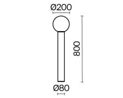 Ландшафтный светильник Outdoor O598FL-01GR