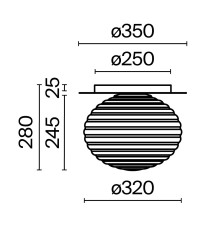 Потолочный светильник Maytoni MOD268CL-01B