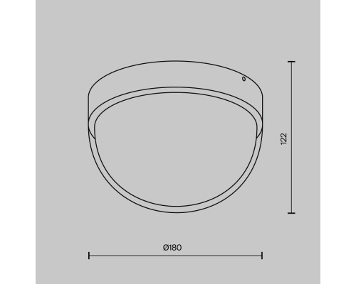 Потолочный светильник Outdoor O438CL-L12GF3K