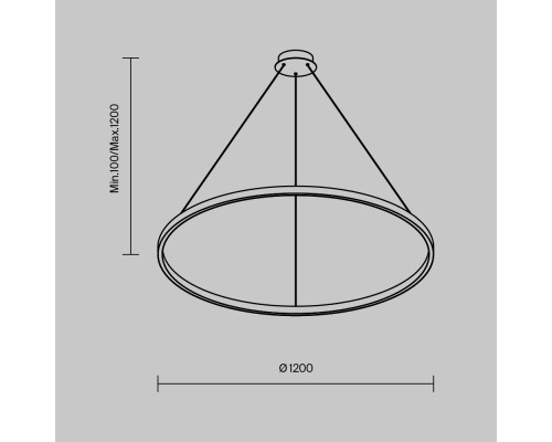 Подвесной светильник Maytoni MOD058PL-L65BK