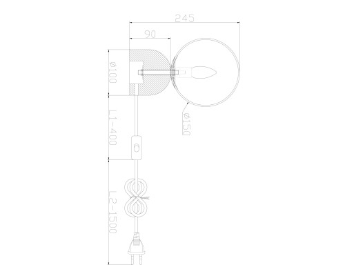 Настольный светильник Freya FR5288TL-01B1