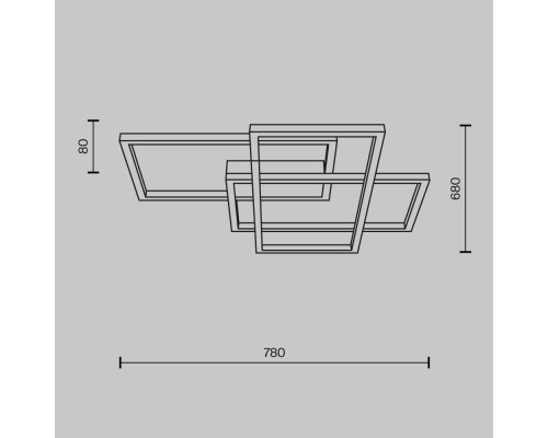 Потолочный светильник Maytoni MOD015CL-L80GK