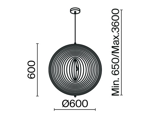 Подвесной светильник Maytoni MOD197PL-01W2