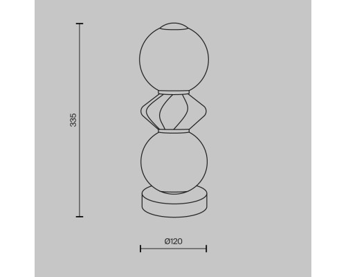 Настольный светильник Maytoni MOD362TL-L10GR3K