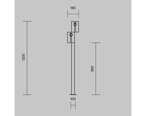 Ландшафтный светильник Outdoor O494FL-L20B3K