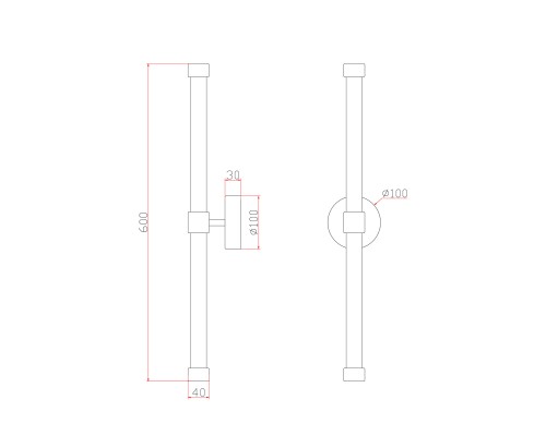 Настенный светильник (бра) Freya FR6108WL-L10G