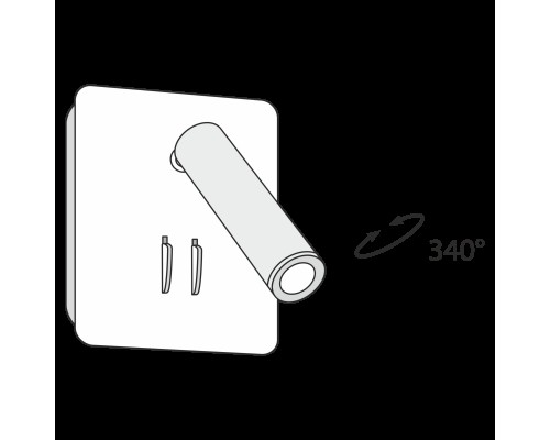 Настенный светильник (бра) Technical C175-WL-01-6W-B