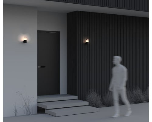 Настенный светильник (бра) Outdoor O016WL-01B