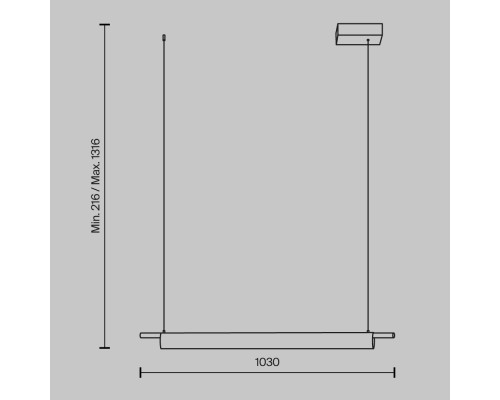 Подвесной светильник Maytoni MOD258PL-L20BS3K