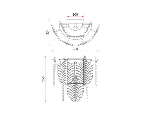 Настенный светильник (бра) Freya FR5143WL-01G