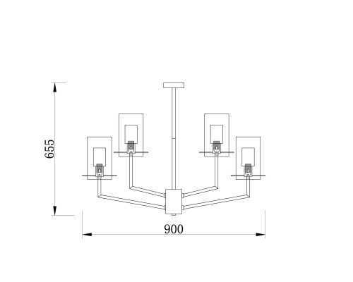 Подвесной светильник Freya FR5206PL-09FG