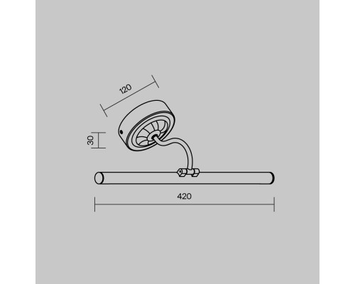 Подсветка Maytoni MIR014WL-L9G3K