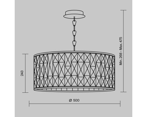 Люстра Maytoni MOD184-PL-04-CH