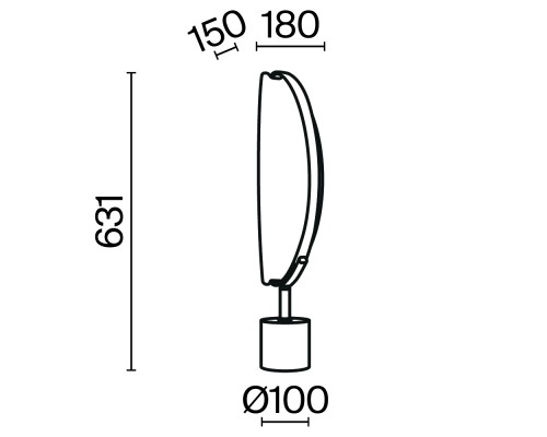Настольный светильник Maytoni MOD281TL-L15BS3K