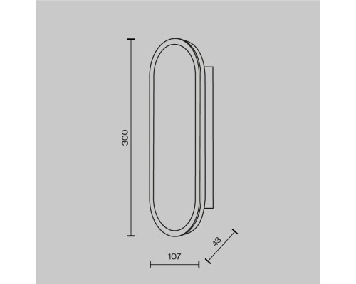 Настенный светильник (бра) Maytoni MOD429WL-L15BSK