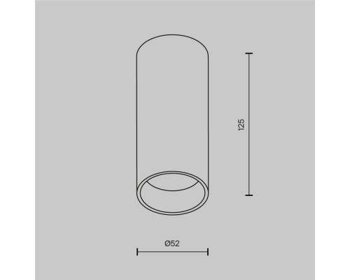 Потолочный светильник Technical C056CL-L12W3K-W-PT