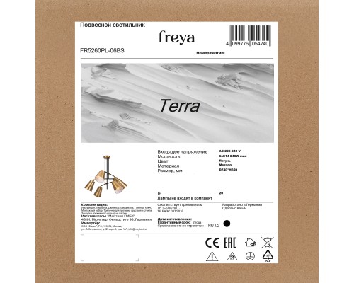Люстра Freya FR5260PL-06BS