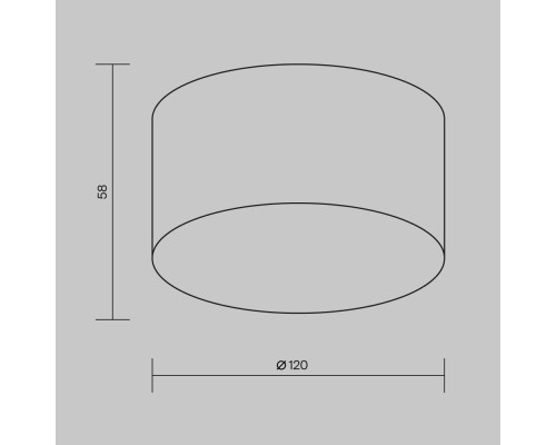 Потолочный светильник Outdoor O430CL-L15B4K