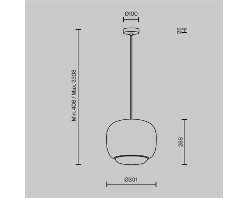 Подвесной светильник Maytoni MOD466PL-L12W3K