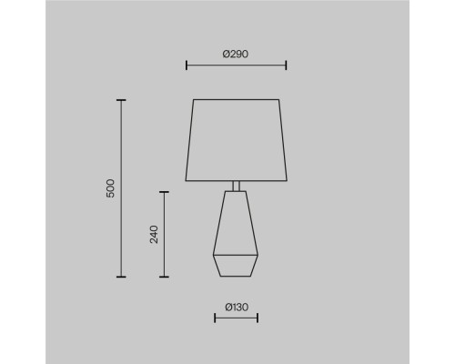Настольный светильник Maytoni Z181-TL-01-B