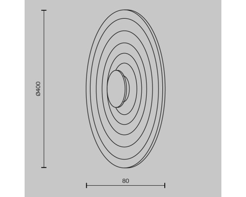 Настенный светильник (бра) Maytoni MOD400WL-L5GR3K