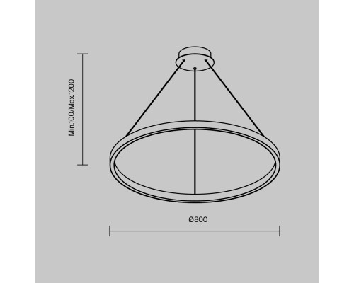 Подвесной светильник Maytoni MOD058PL-L42WK