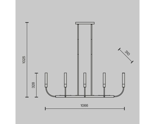 Потолочный светильник Maytoni MOD423CL-08C