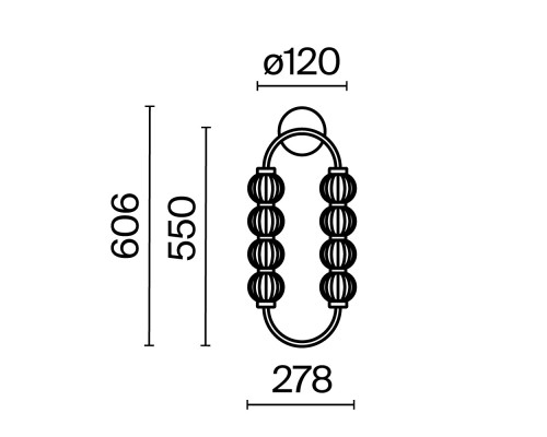 Настенный светильник (бра) Maytoni MOD555WL-L11G3K