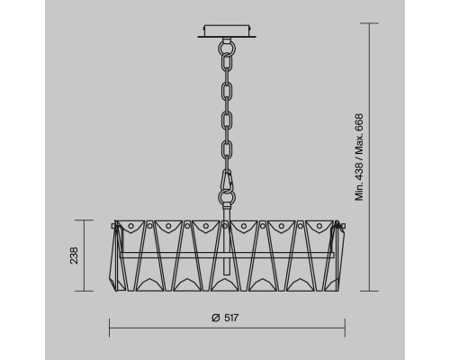 Подвесной светильник Maytoni MOD043PL-06G