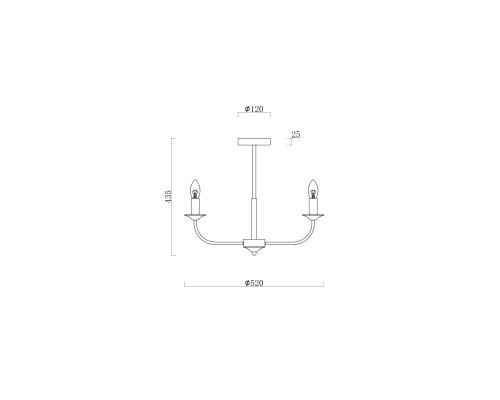 Люстра Freya FR4013CL-05GB